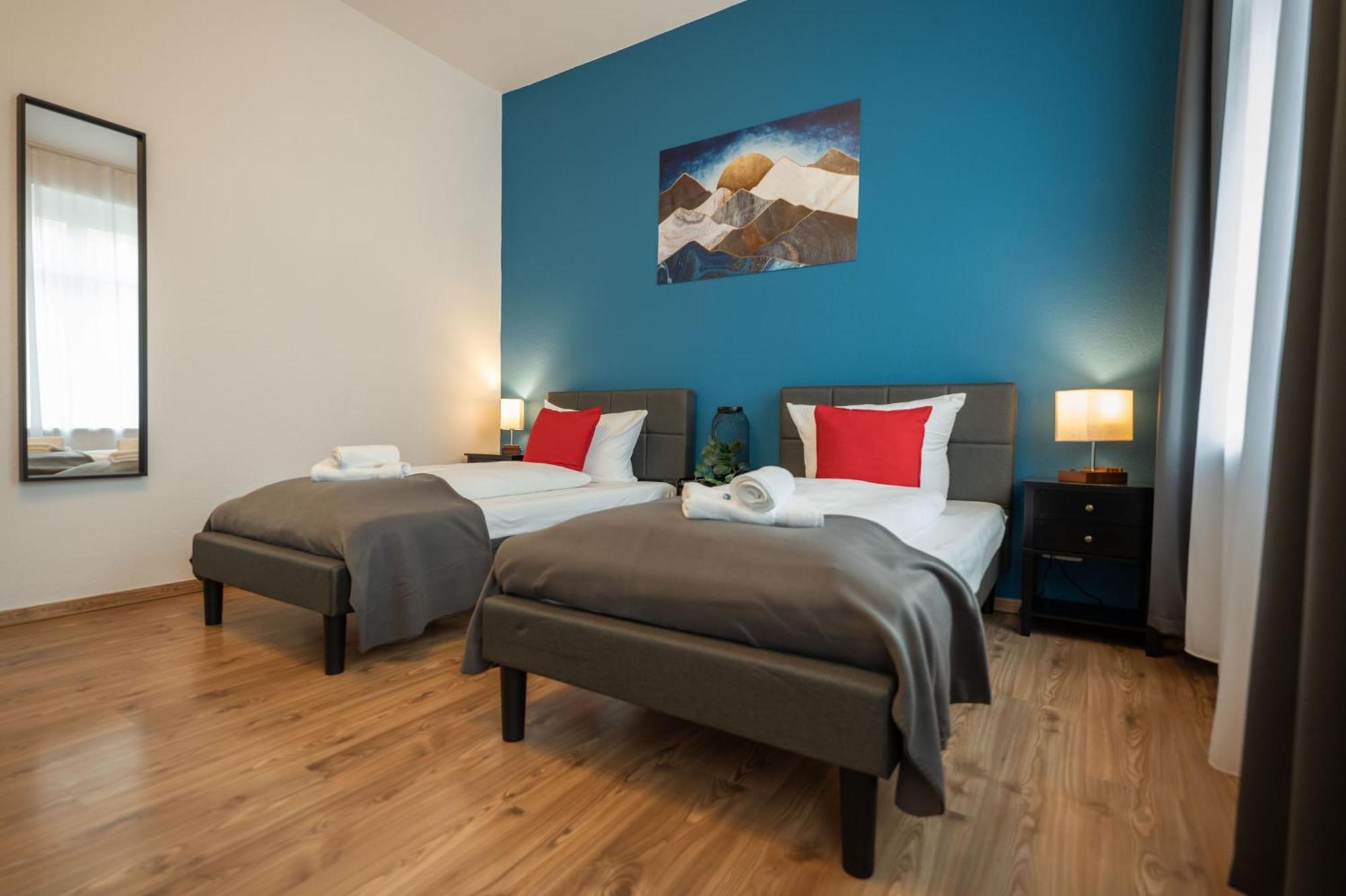 T21 - Apartment Direkt Im Zentrum Mit Parkplatz Chemnitz Eksteriør billede